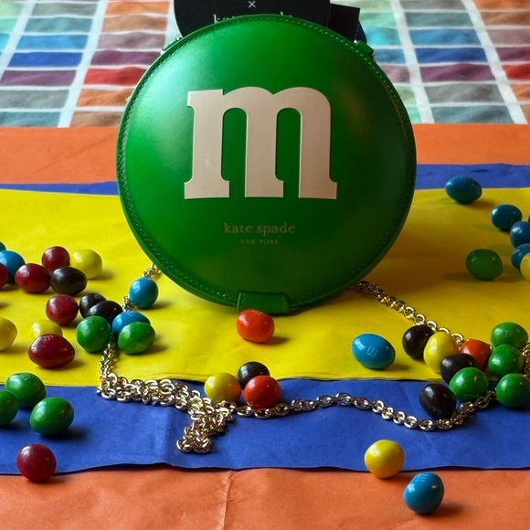 🍫 M&M’S X KATE SPADE NEW YORK COIN PURSE 🍫 NWT 🍫 - Picture 2 of 16